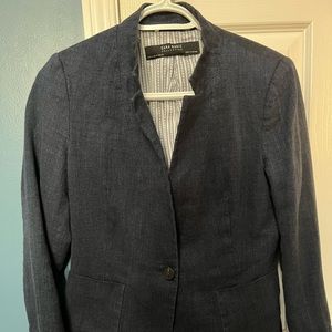 Zara one button blazer